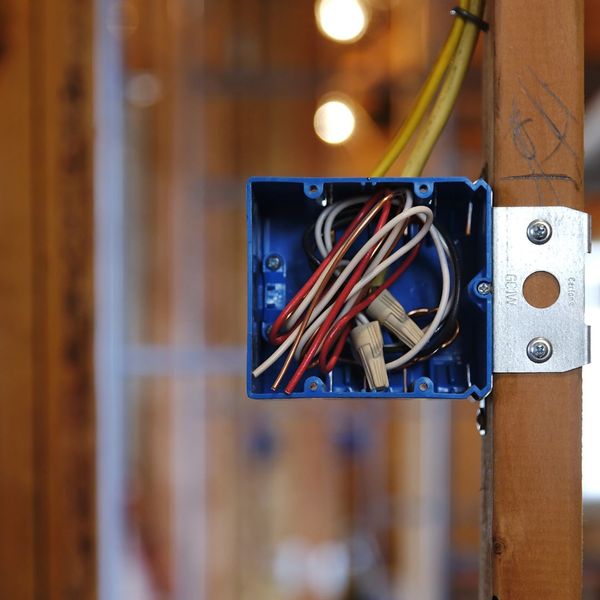 New wiring in a for a light switch