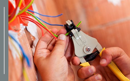 Electrician Stripping Wire