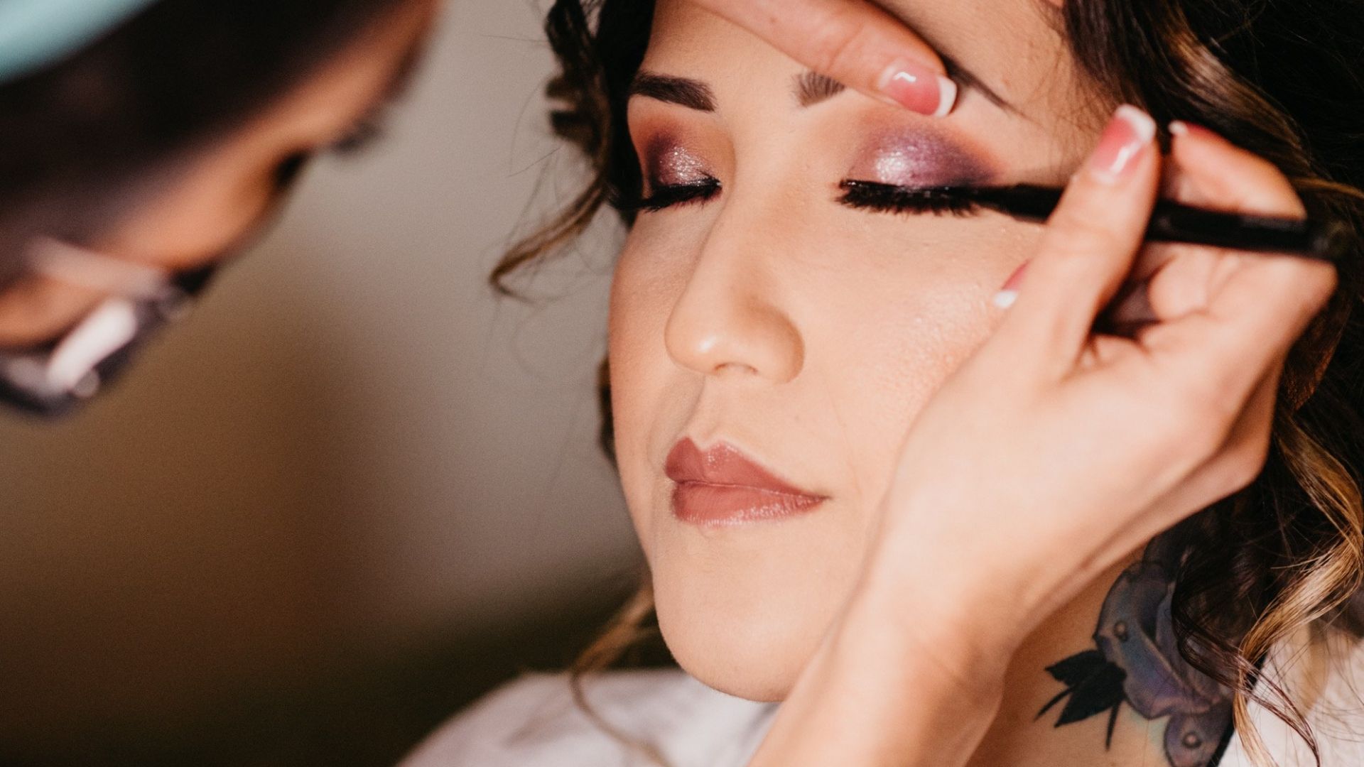completing makeup