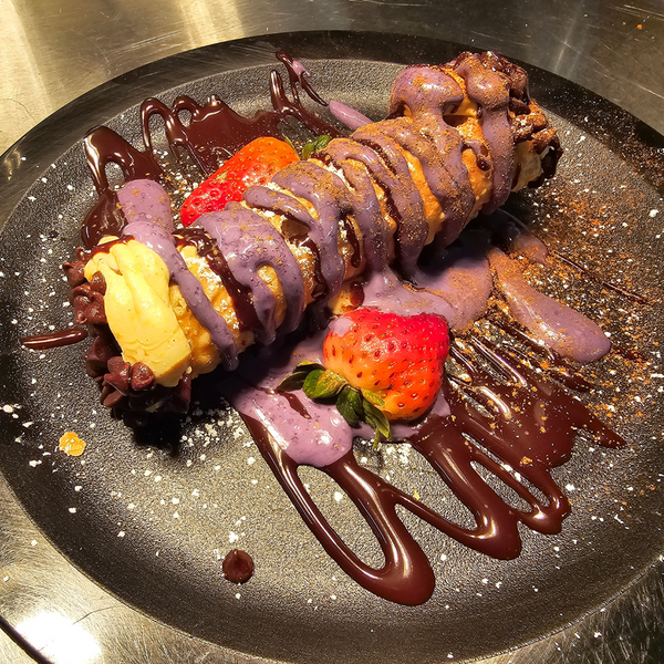 Chocolate crepe