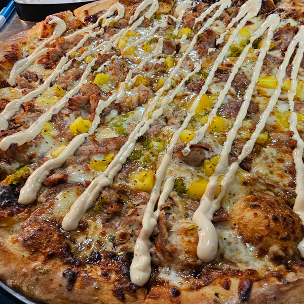 Ranch on pizza