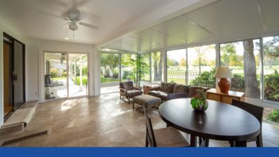 interior of home with open windows and doors