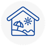 icon of vacation home