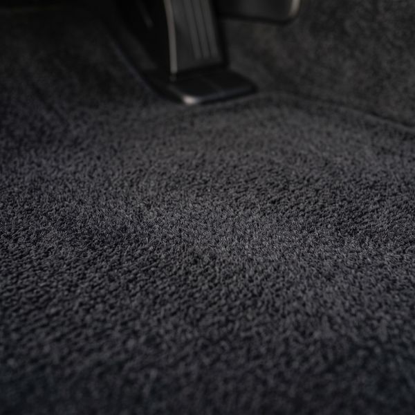 close up of clean car carpets