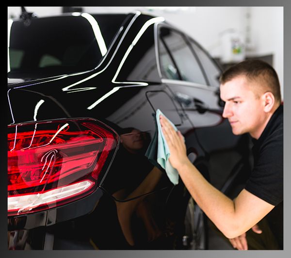 You can more easily wax the whole surface of your car by hand