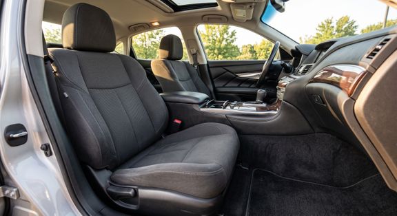 interior of luxury vehicle with clean carpets