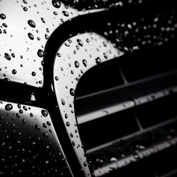 Water Beading on Car