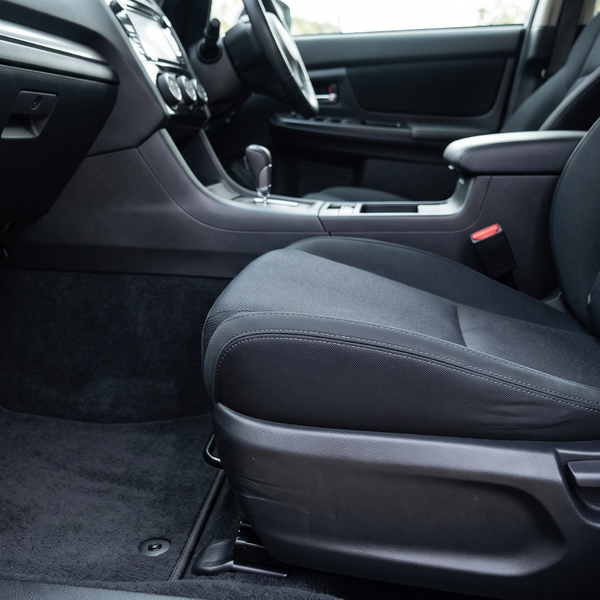 interior of a car that is spotless 