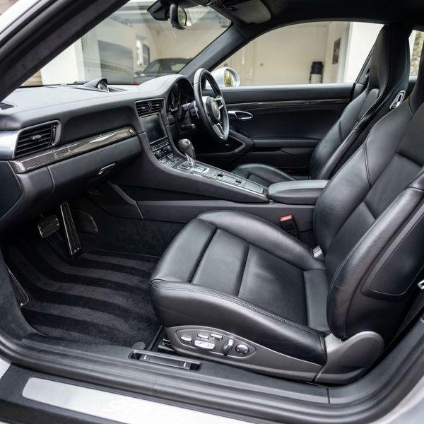Results of a professional mobile auto interior detailing service with clean leather.