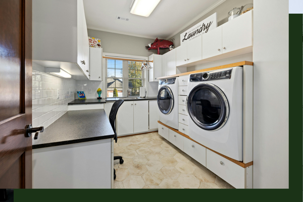 laundry room with washer and dryer