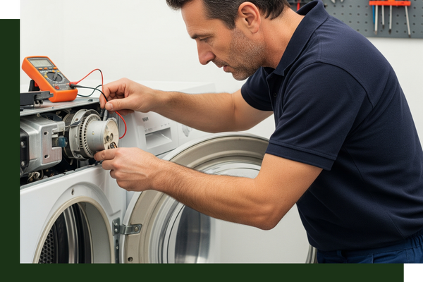 man providing washing