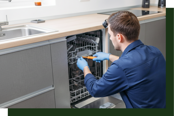 professional dishwasher repair for a home