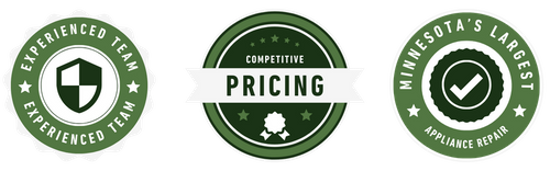 experienced team, competitive pricing, minnesotas largest appliance repair