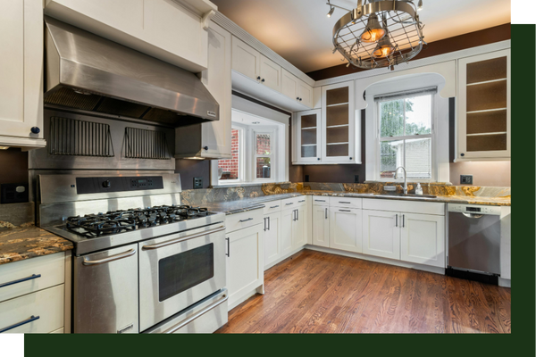 A newly renovated kitchen