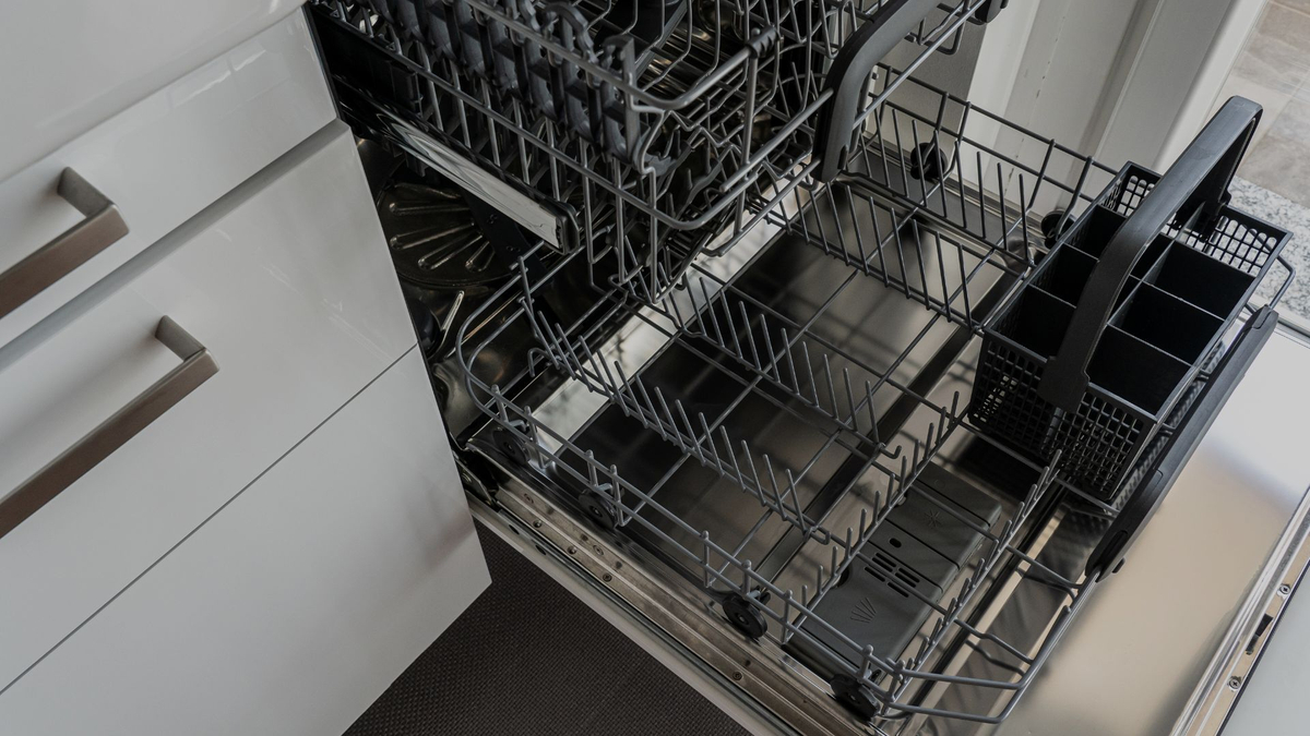 open dishwasher