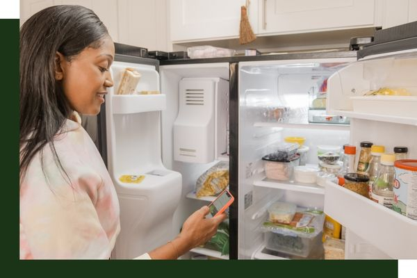woman looking in fridge woman looking in fridge