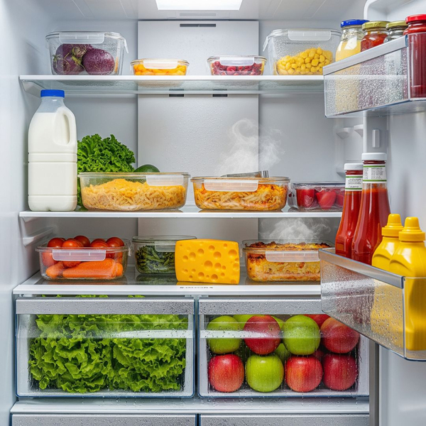 Condensation and moisture buildup inside a refrigerator