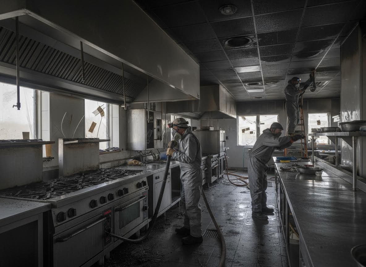 Commercial Kitchen Remediation After Fire