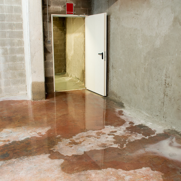 flooded basement