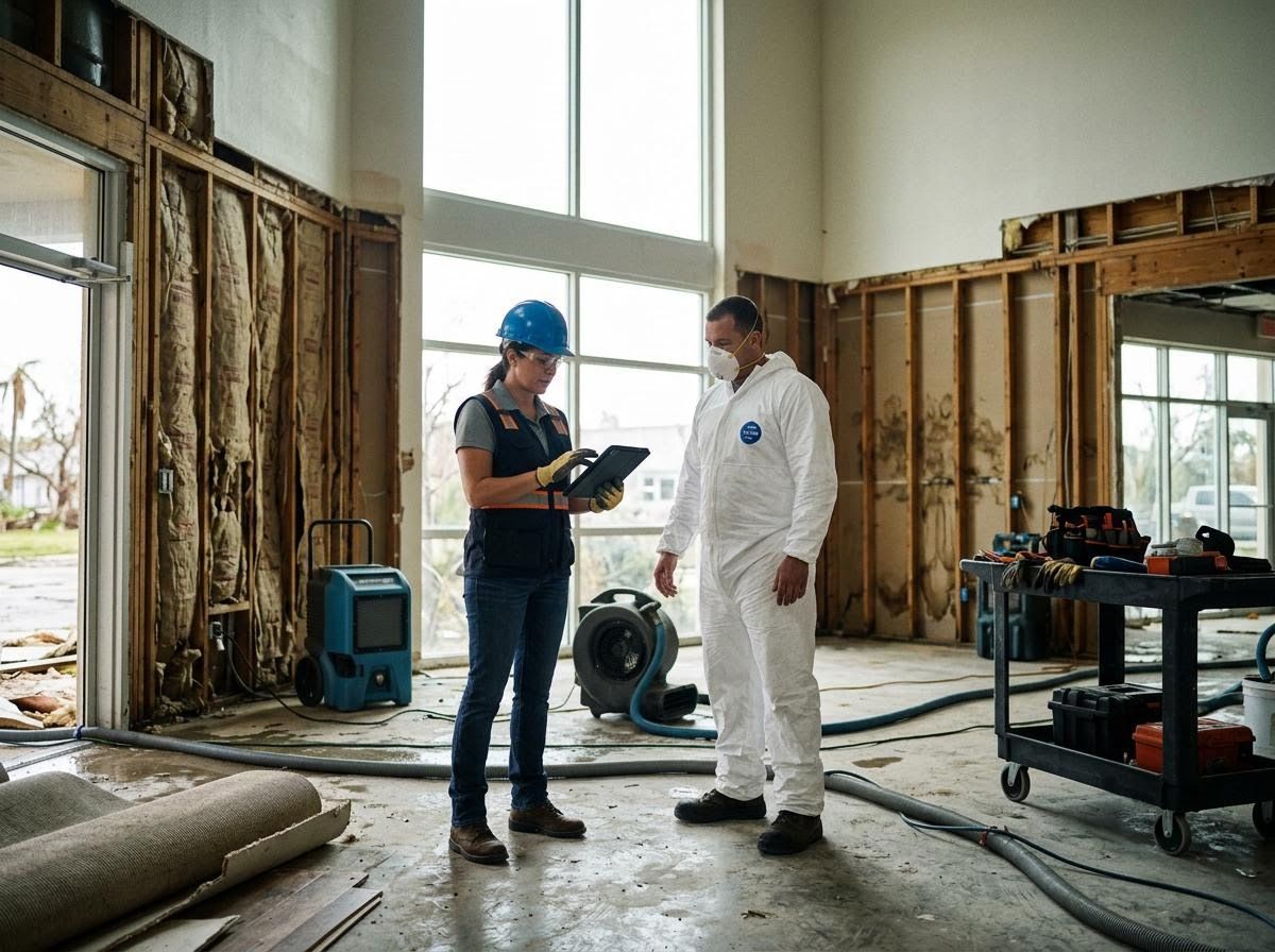 Water Damage Restoration Inspection