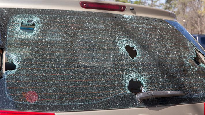 hail damage to vehicle