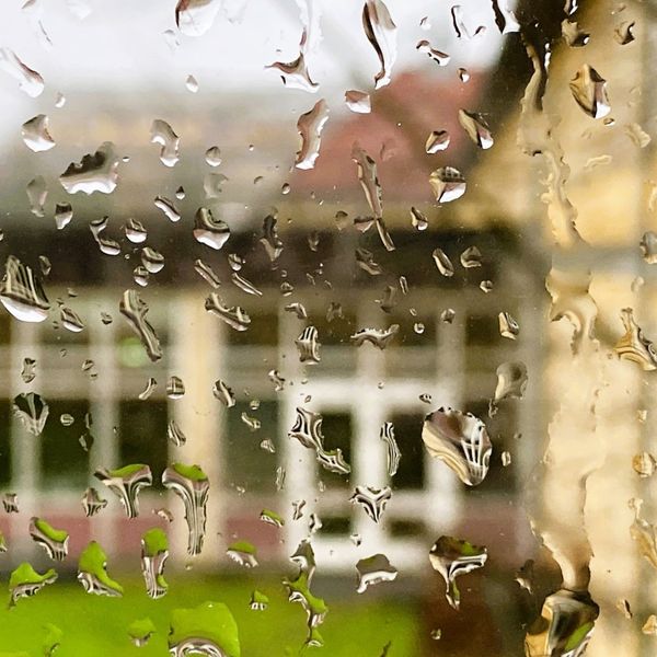 rain on window pane