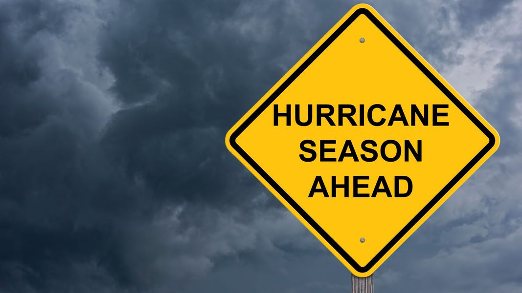 Hurricane Season Ahead sign