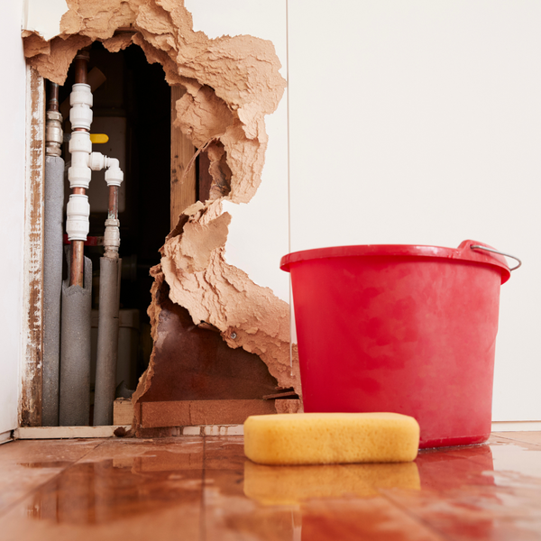 wall damage from flooding