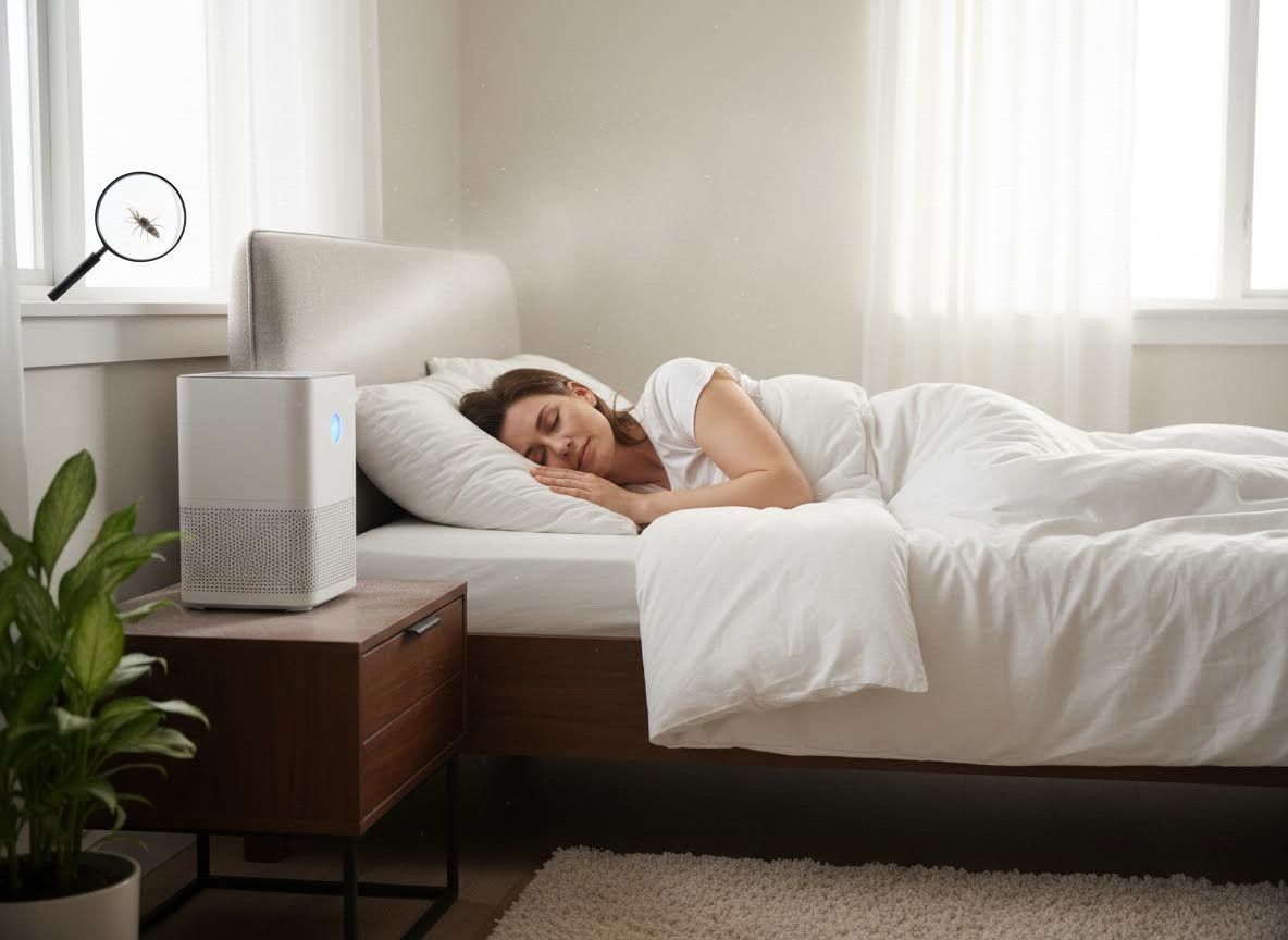 Air Purifier for Clean Bedroom Air and Better Sleep