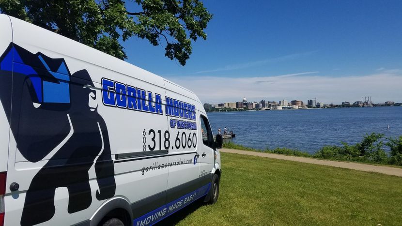Moving Van Looking at Ocean