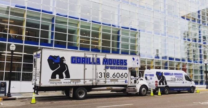 Gorilla Movers outside corporate business