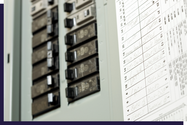 image of electrical breaker box