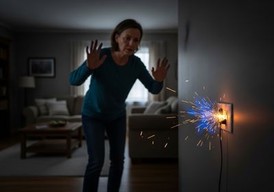 Electrical Outlet Sparking Dangerously