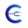 C shaped logo