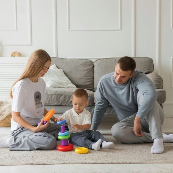family spending time at home with good indoor air quality family spending time at home with good indoor air quality