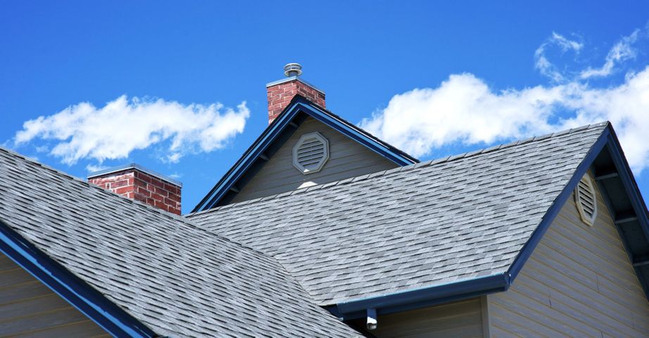 Roof on a home