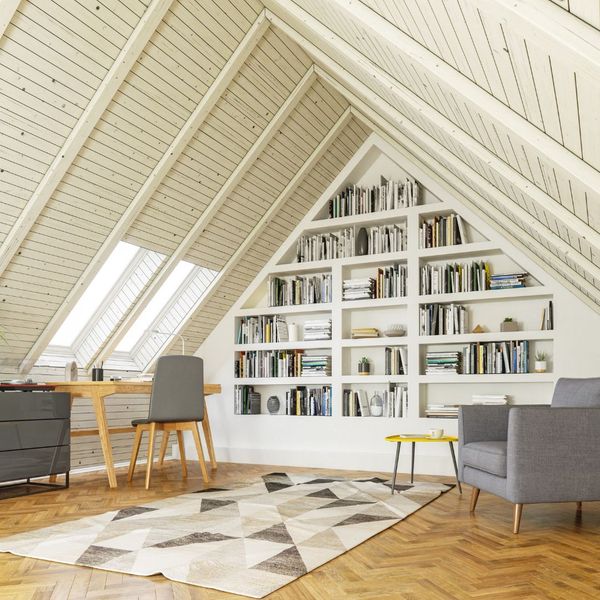 a finished attic