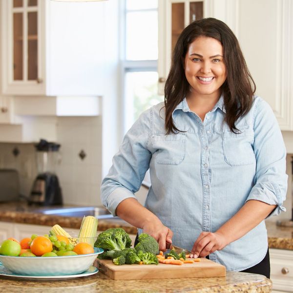 woman cooking