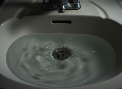 clogged sink