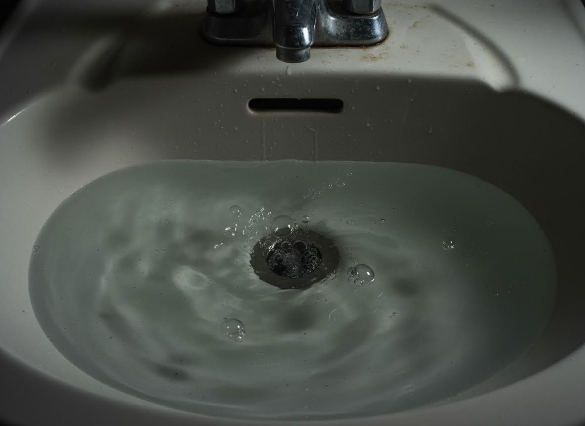 clogged sink