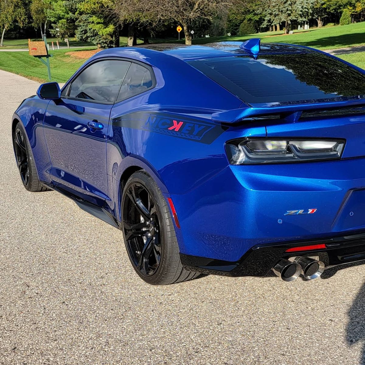 Blue Sports Car