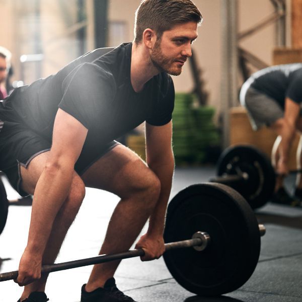 Man working out.