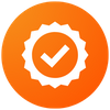 icon of badge with checkmark