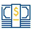 Stack of money icon