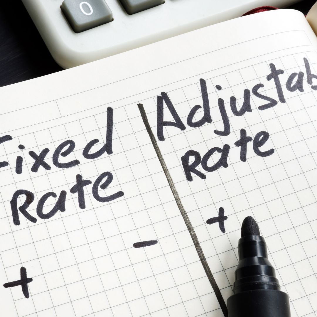 fixed-rate versus adjustable-rate