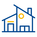 Modern home icon Modern home icon