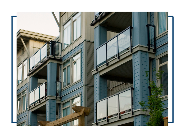 Apartment balconies 