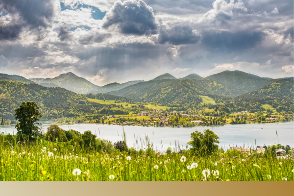 serene mountain scene.