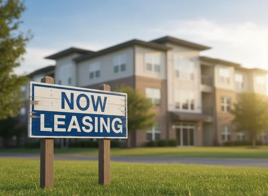 now leasing sign