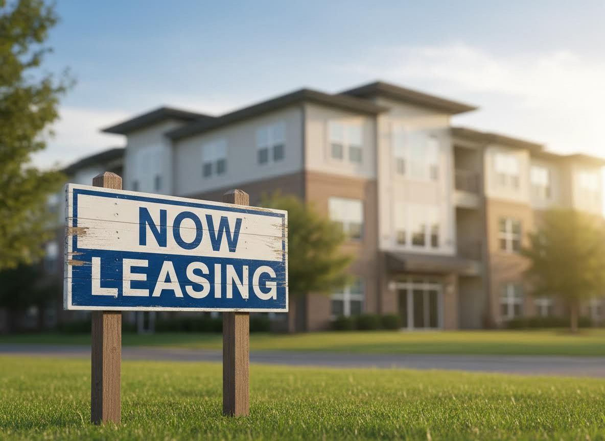 now leasing sign